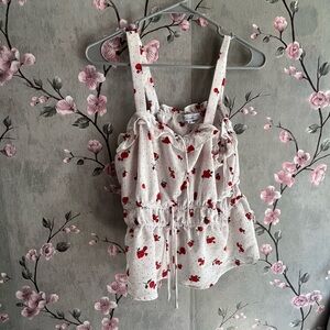 Cottage core style blouse size medium